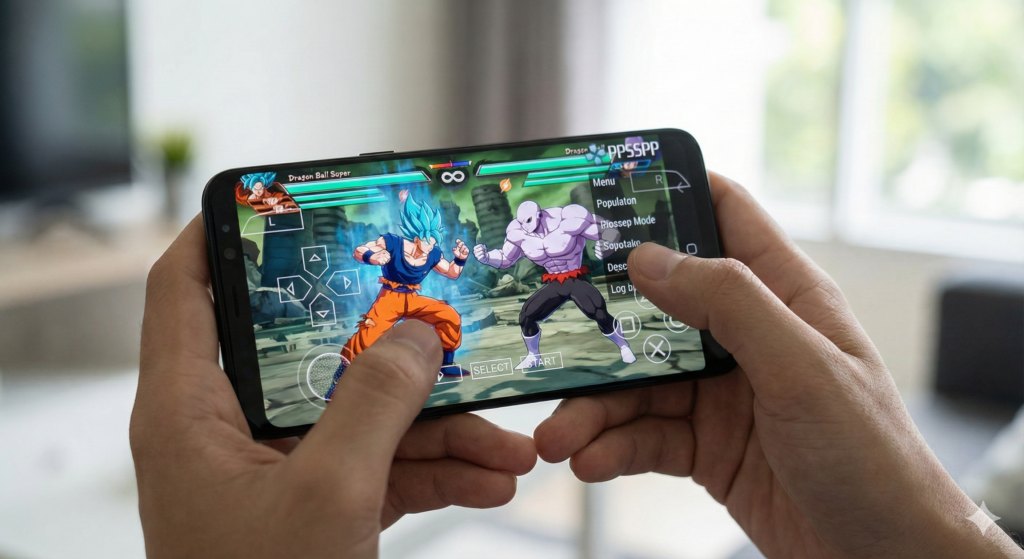 gameplay of Dragon Ball Super PPSSPP in Mobile