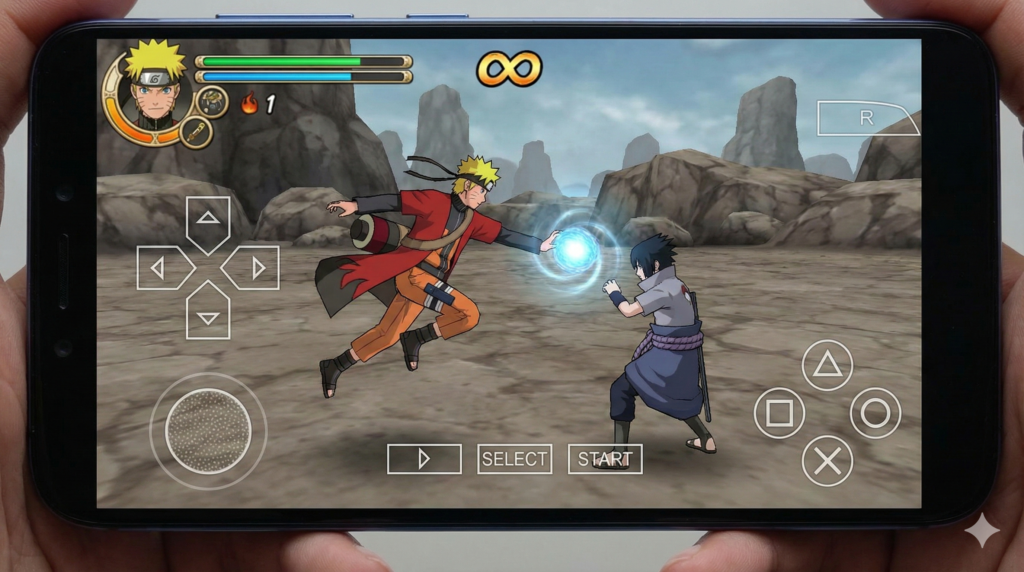 Naruto Shippuden Ultimate Ninja Impact PPSSPP Iso Zip File Download For Android/iOS