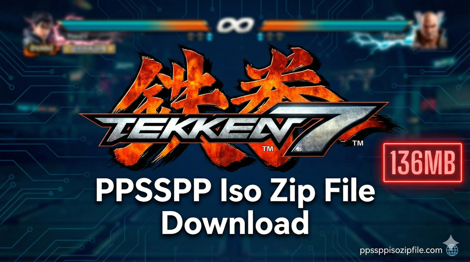 Tekken 7 PPSSPP Iso Zip File Download For Android/iOS