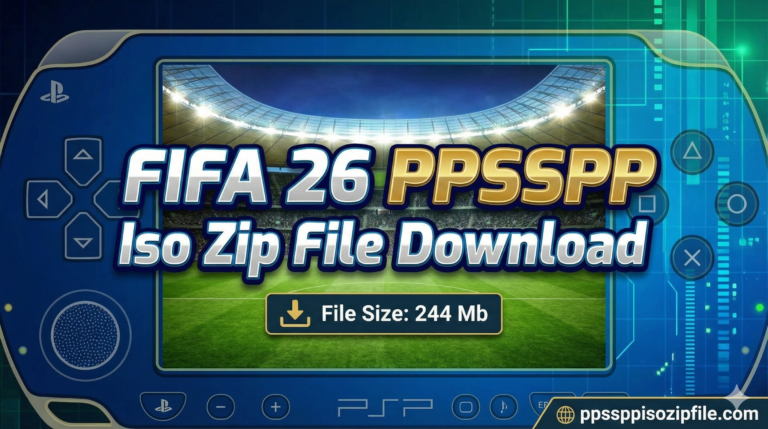 FIFA 26 PPSSPP Iso Zip File Download For Android/iOS