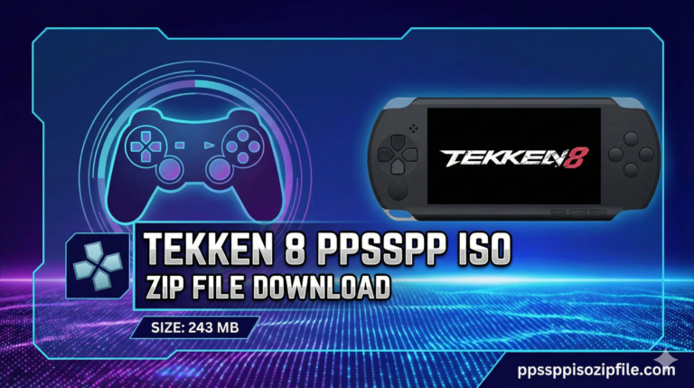 Tekken 8 PPSSPP Iso Zip File Download For Android/iOS